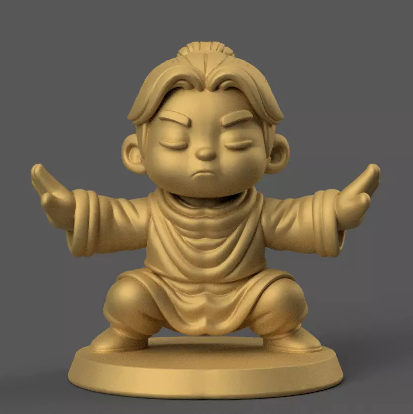 Mini Tai Chi Master 3D Model 3D print model_0