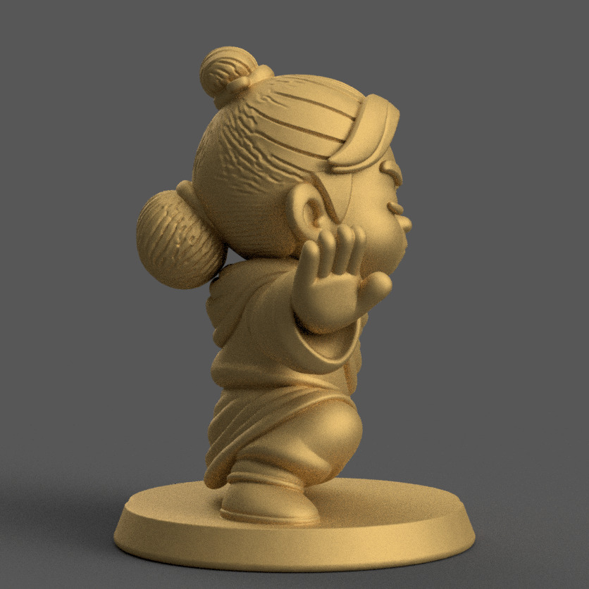 Mini Tai Chi Master 3D Model 3D print model_6