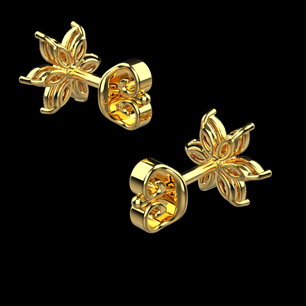 earrings 78 3D print model_4