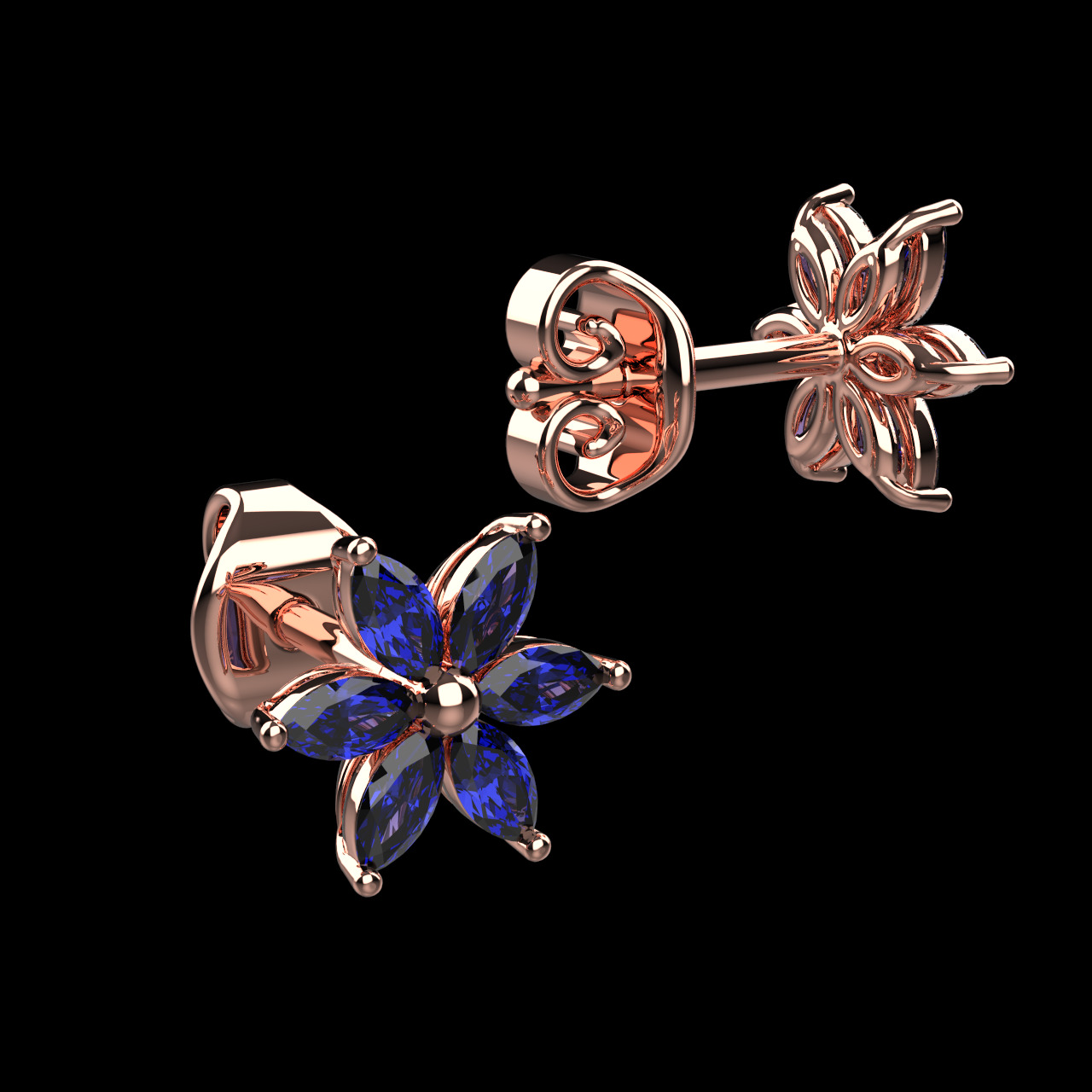 earrings 78 3D print model_2