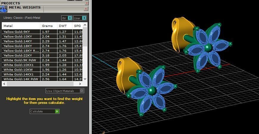 earrings 78 3D print model_8