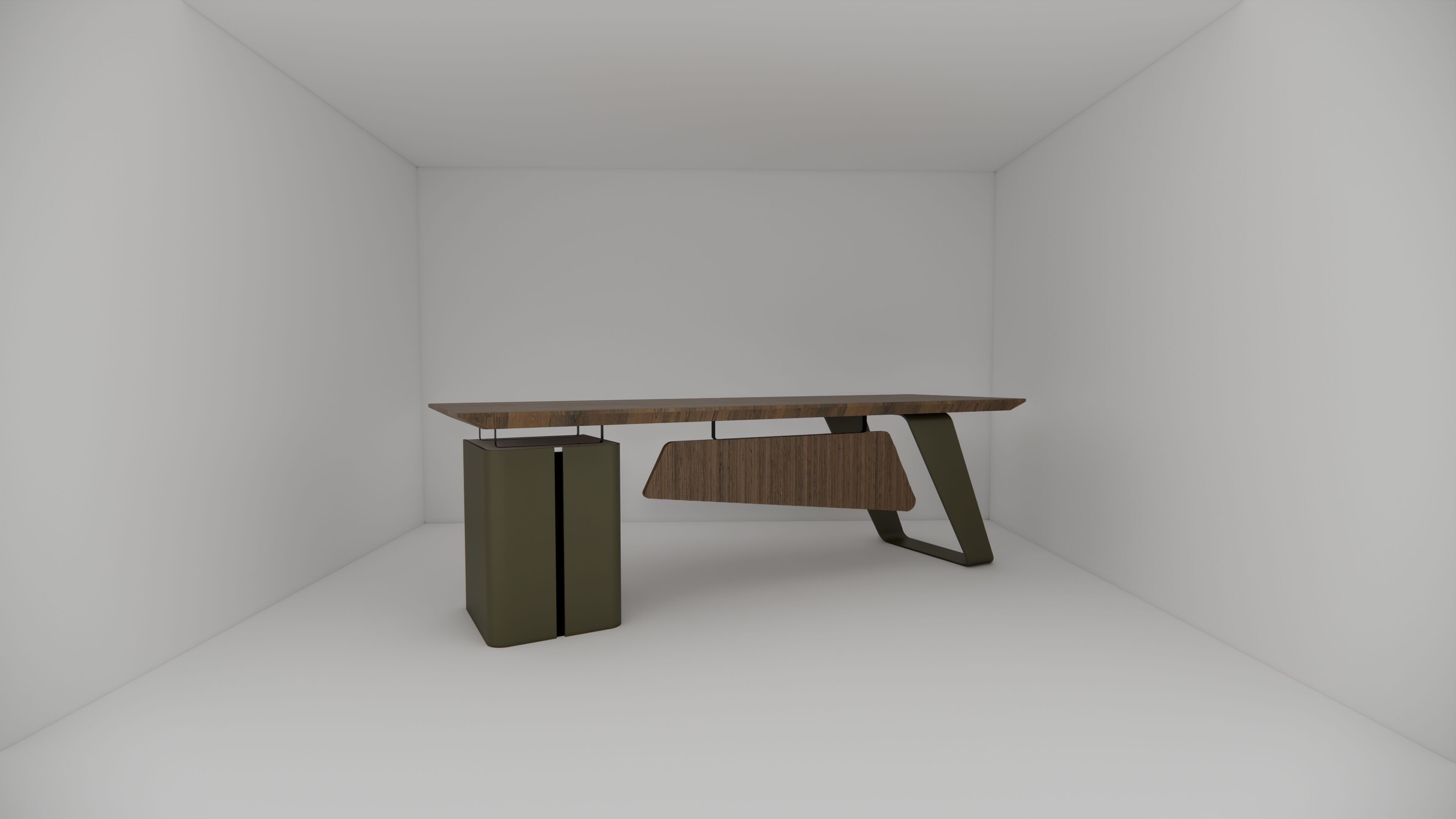Office Table - Office Desk 3D model_1