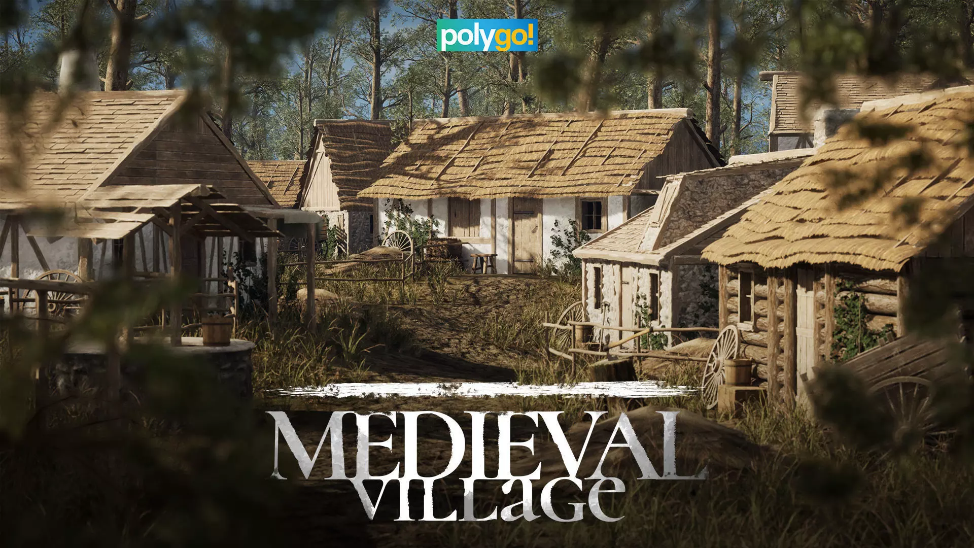 Medieval Village - A Middle Ages Environment Pack Buildings Kit Low-poly 3D model_0