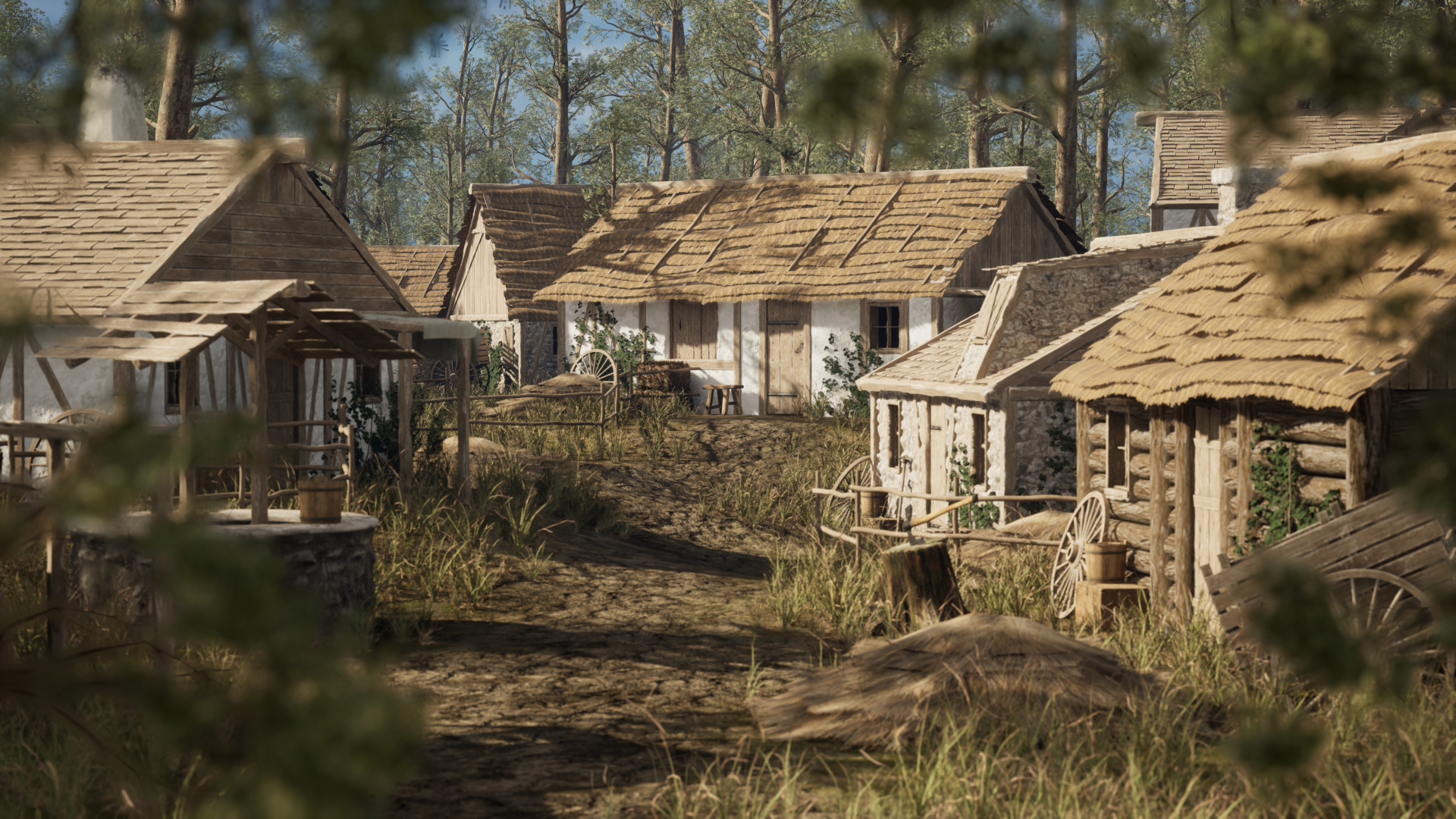 Medieval Village - A Middle Ages Environment Pack Buildings Kit Low-poly 3D model_5