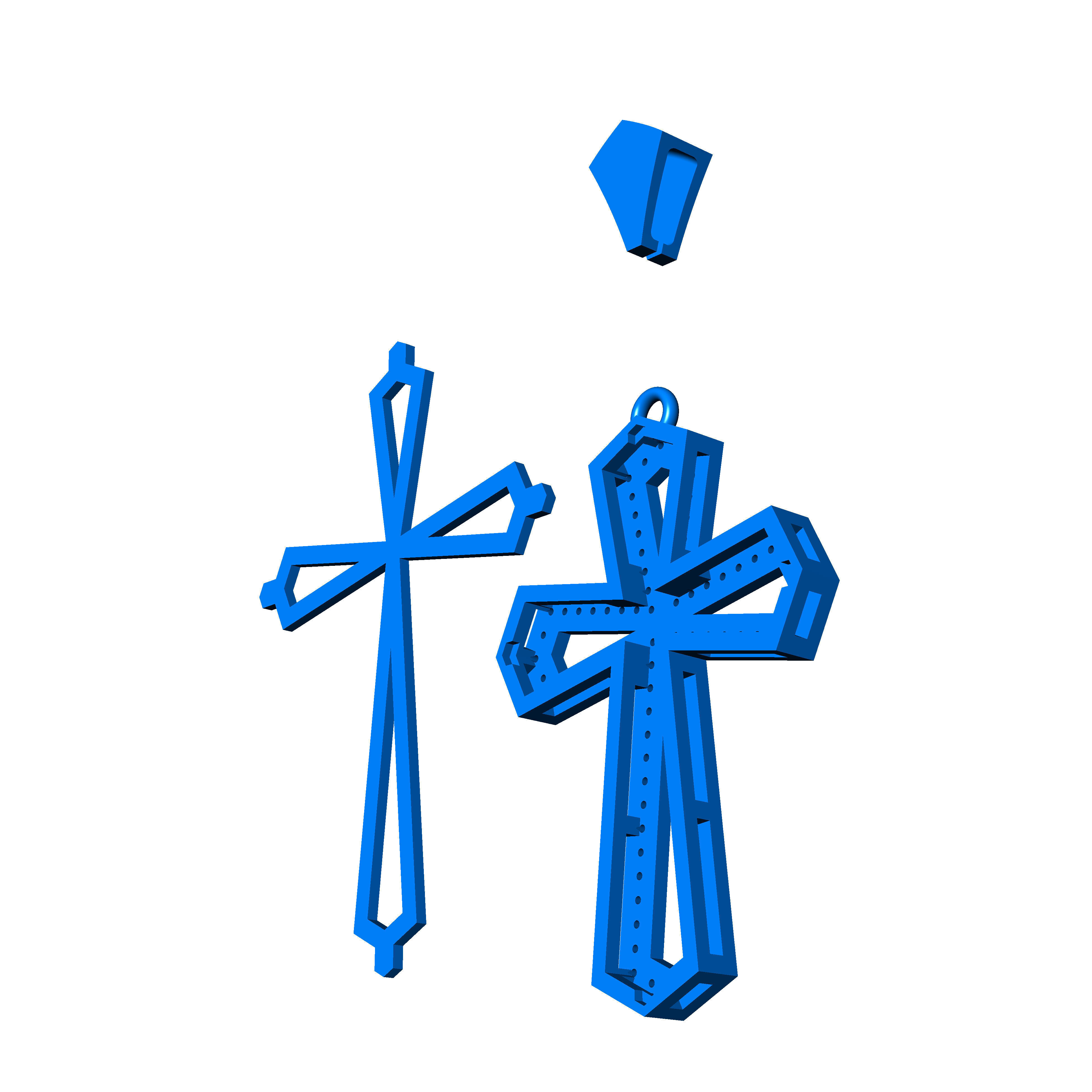 cross pendant 65 3D print model_9