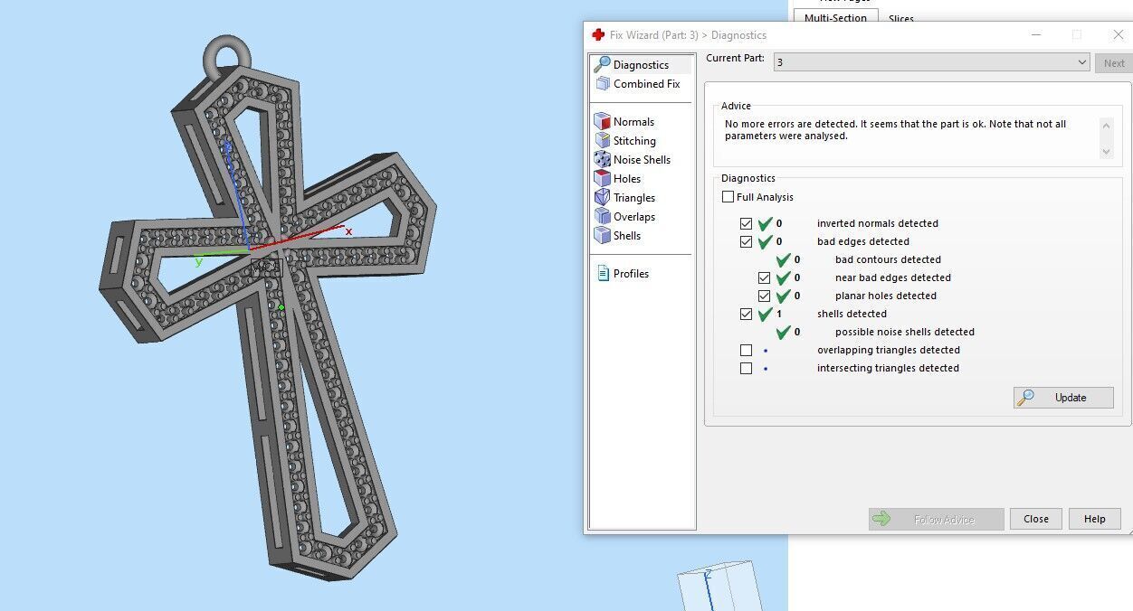 cross pendant 65 3D print model_12