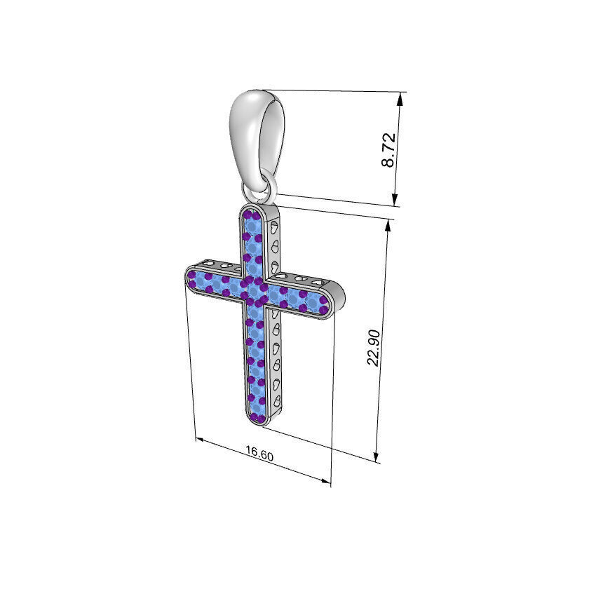 cross pendant 21 3D print model_7