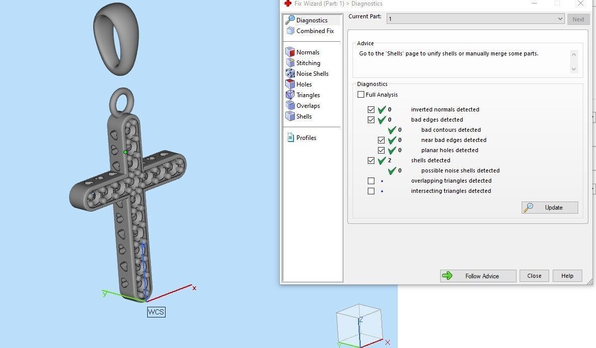 cross pendant 21 3D print model_9