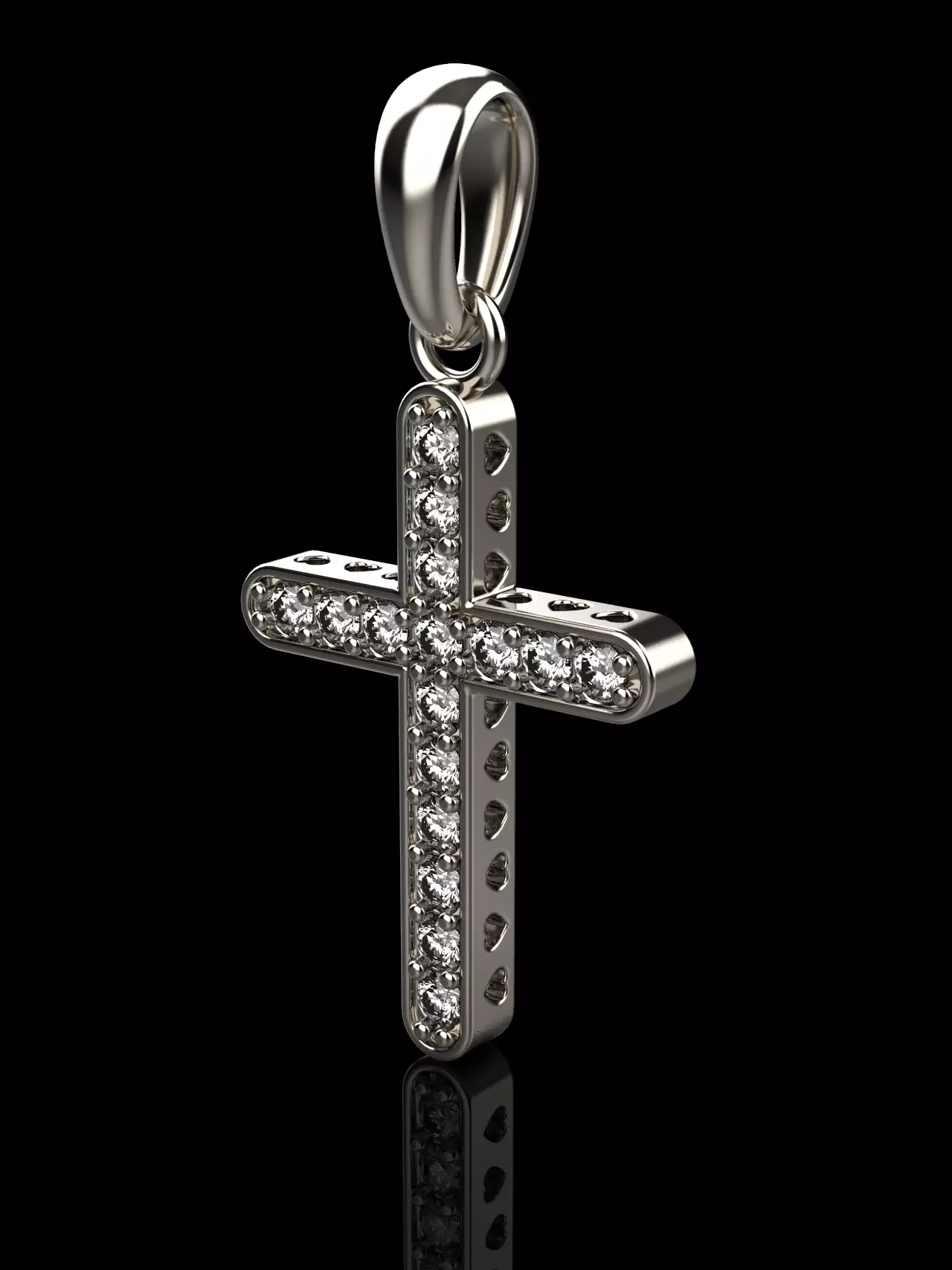 cross pendant 21 3D print model_0