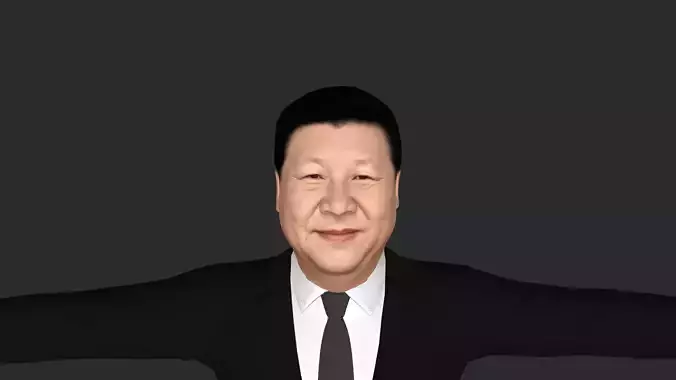 Xi Jinping Hyper Realistic Full Body  Rigged 3D Character