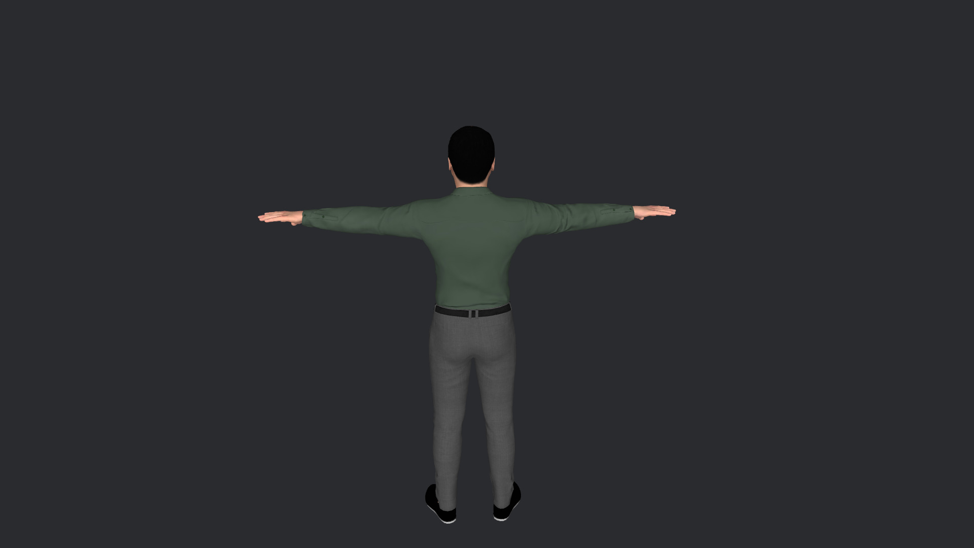 Xi Jinping Hyper Realistic Full Body  Rigged 3D Character 3D model_6