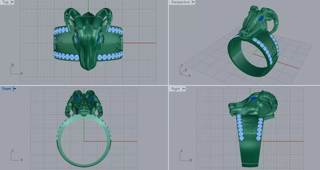 Ring COAT 3D print model_0
