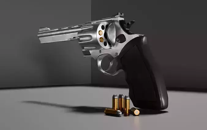 Highly detailed revolver 1