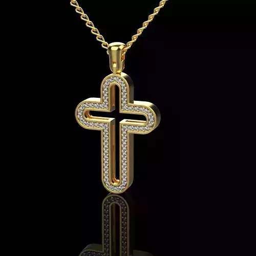 cross pendant 054