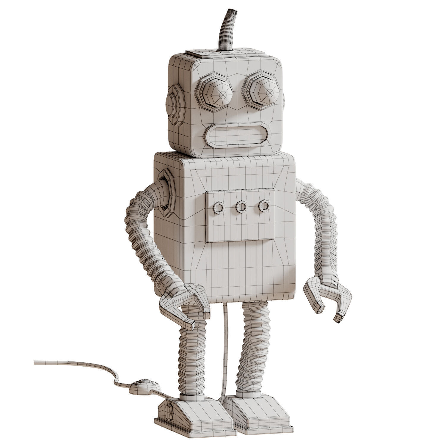 Robot Lamp by Seletti 3D model_3