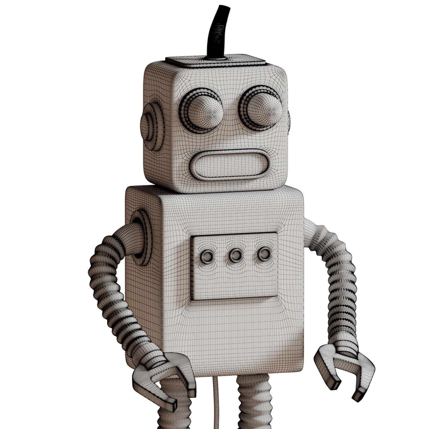 Robot Lamp by Seletti 3D model_2