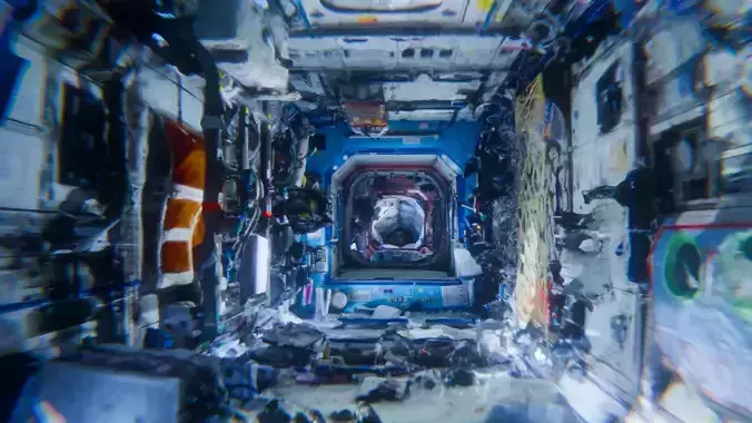 Space Station Interior 3D model