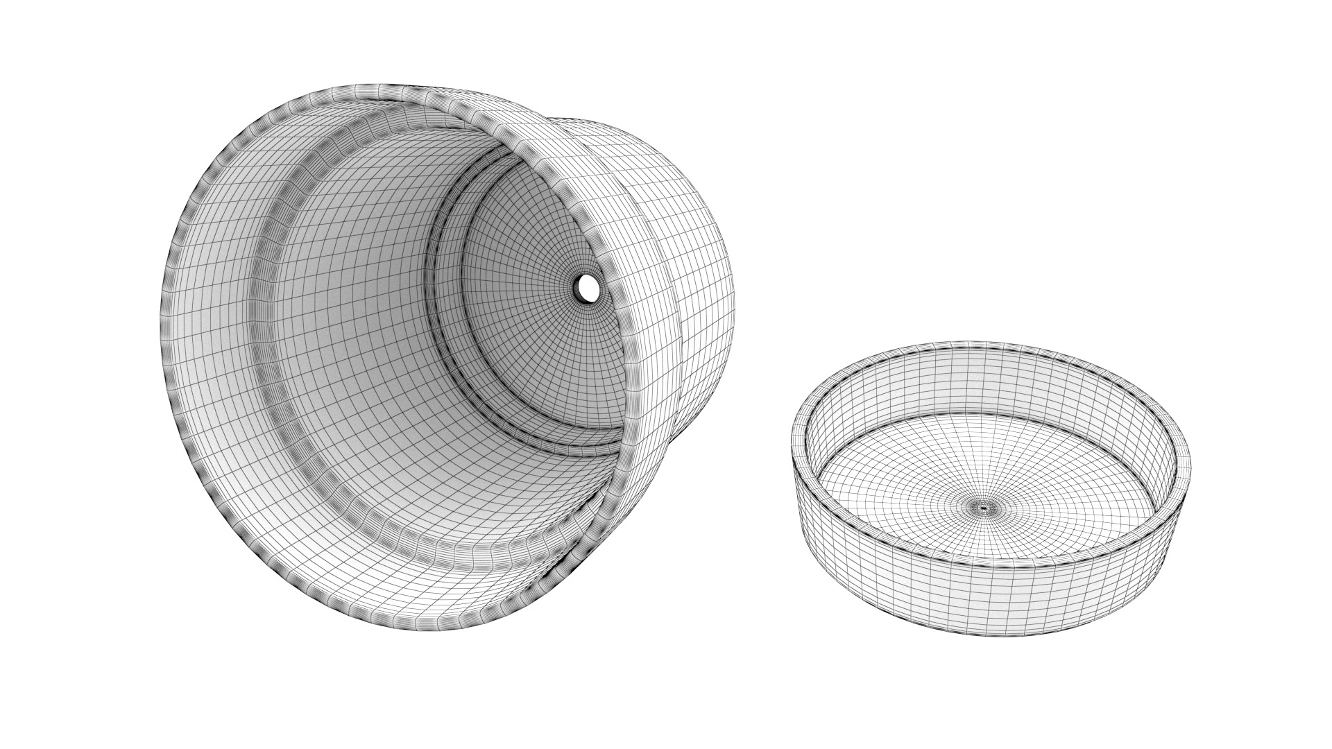 Flower pot 02 3D model_15