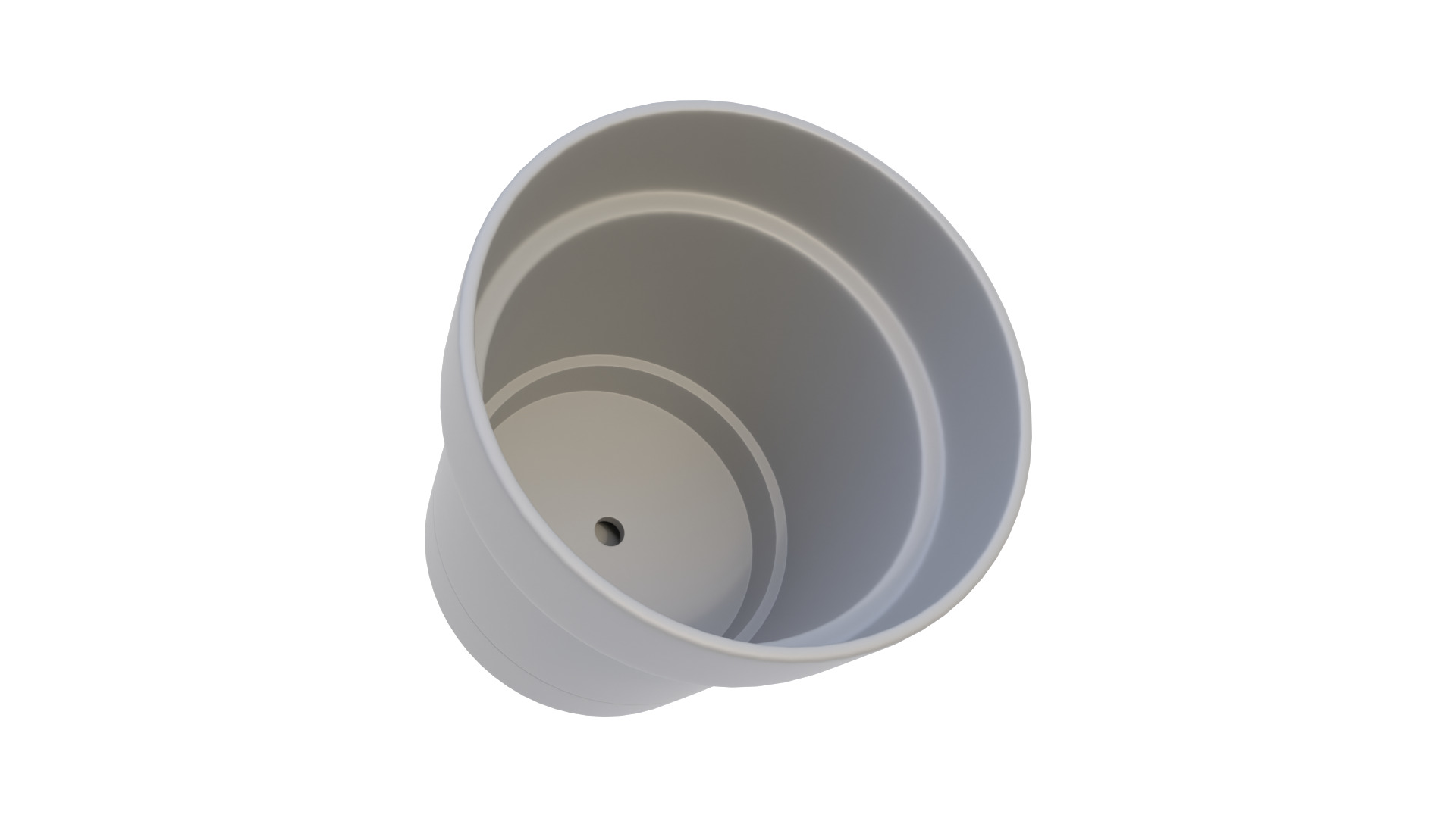 Flower pot 02 3D model_8