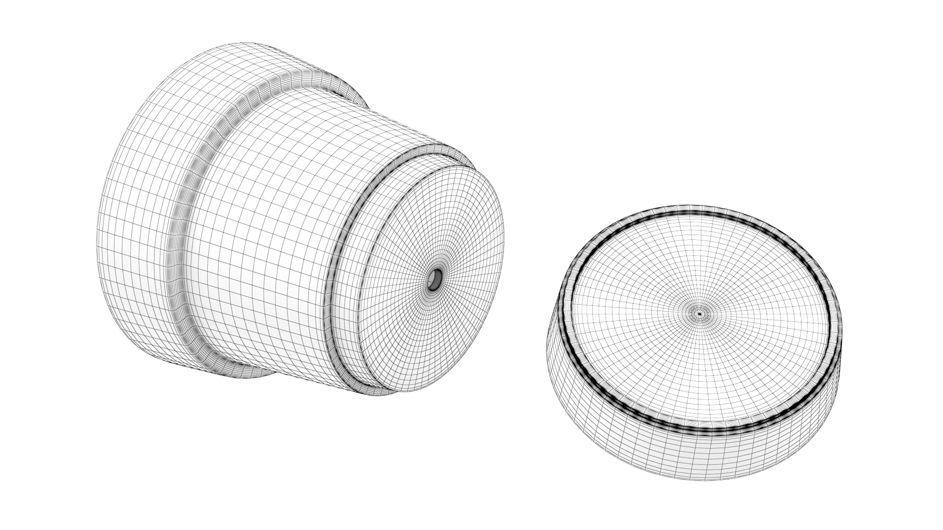 Flower pot 02 3D model_17