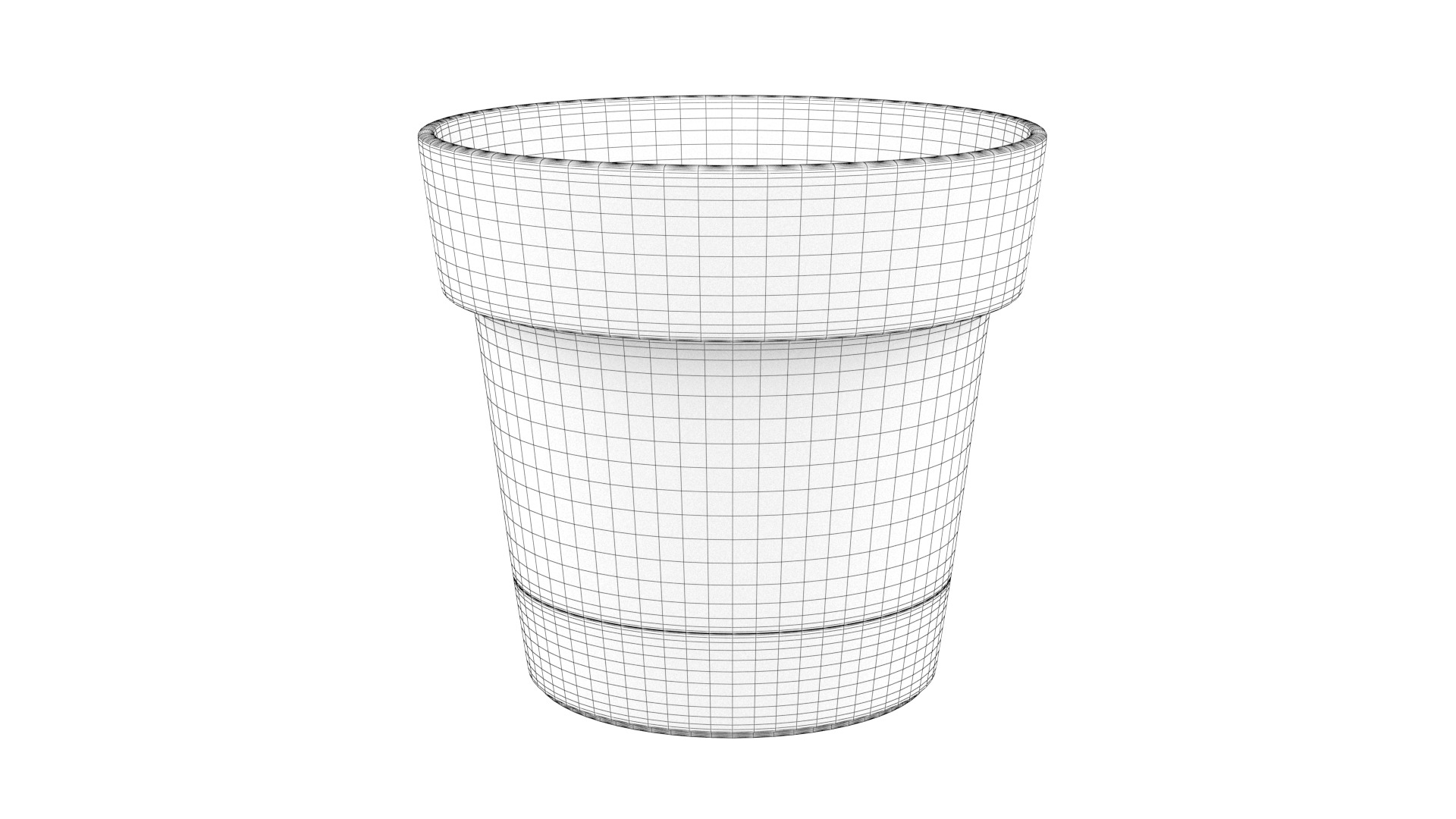 Flower pot 02 3D model_13