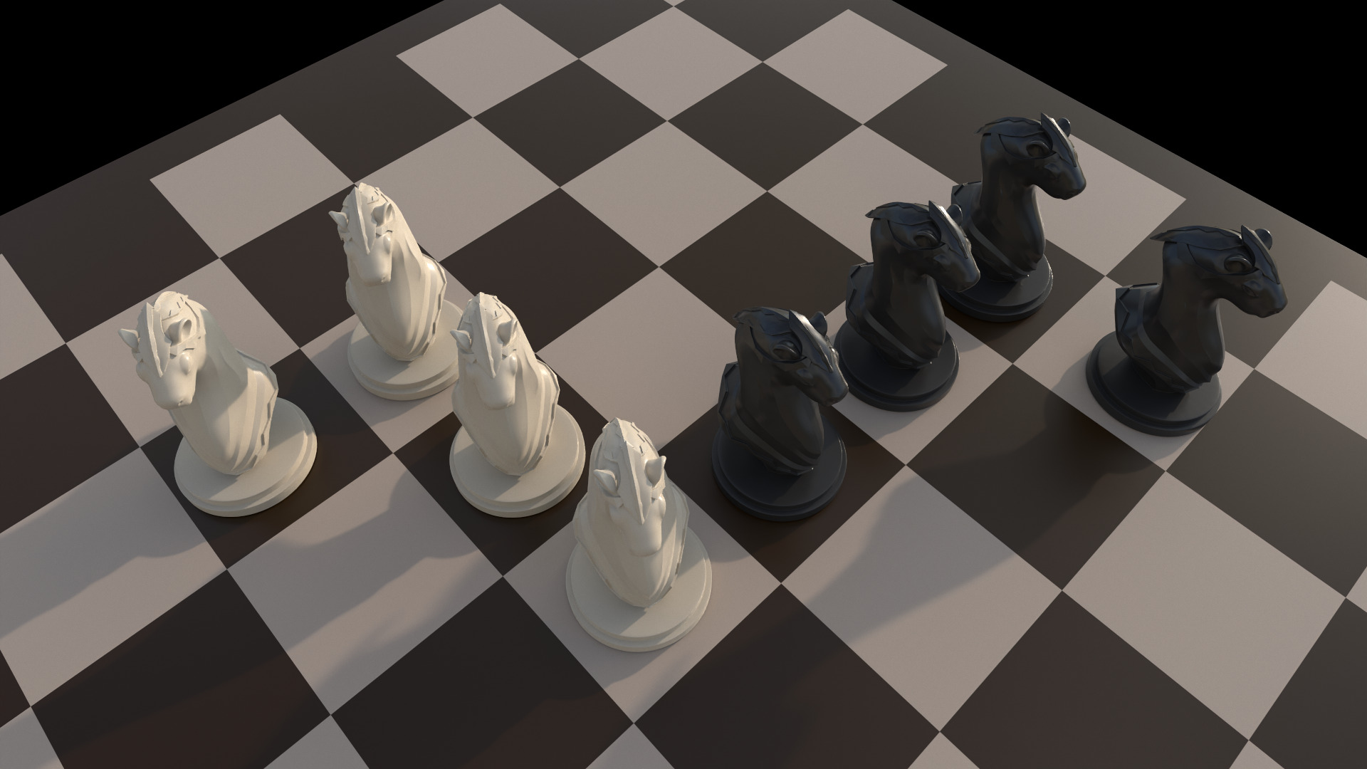 Capybara Chess Horse Knigh 3D print model_12