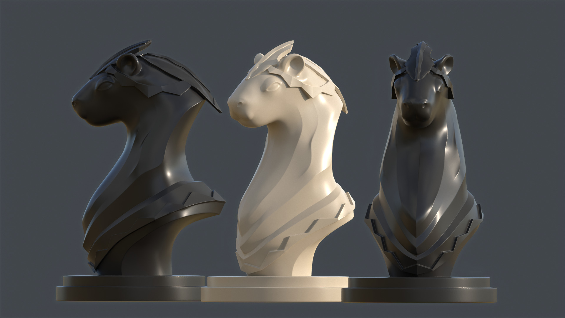 Capybara Chess Horse Knigh 3D print model_11