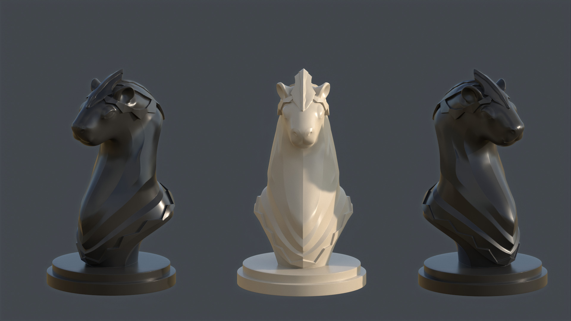 Capybara Chess Horse Knigh 3D print model_10