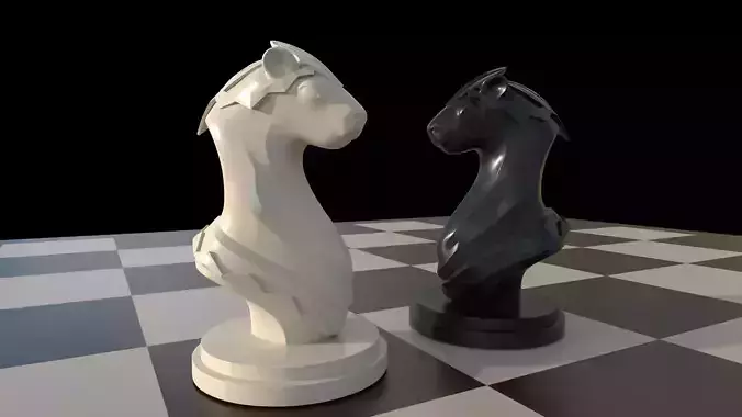 Capybara Chess Horse Knigh 3D print model