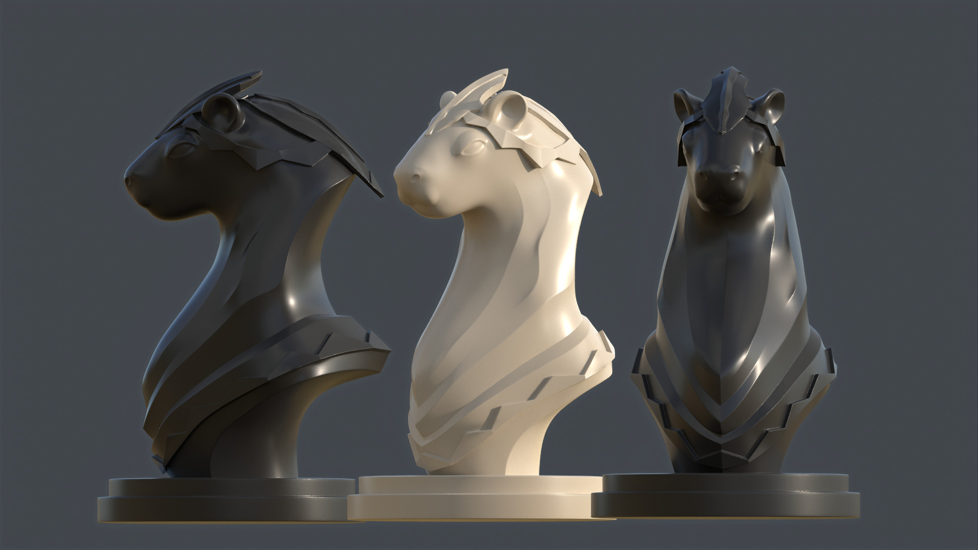Capybara Chess Horse Knigh 3D print model_6