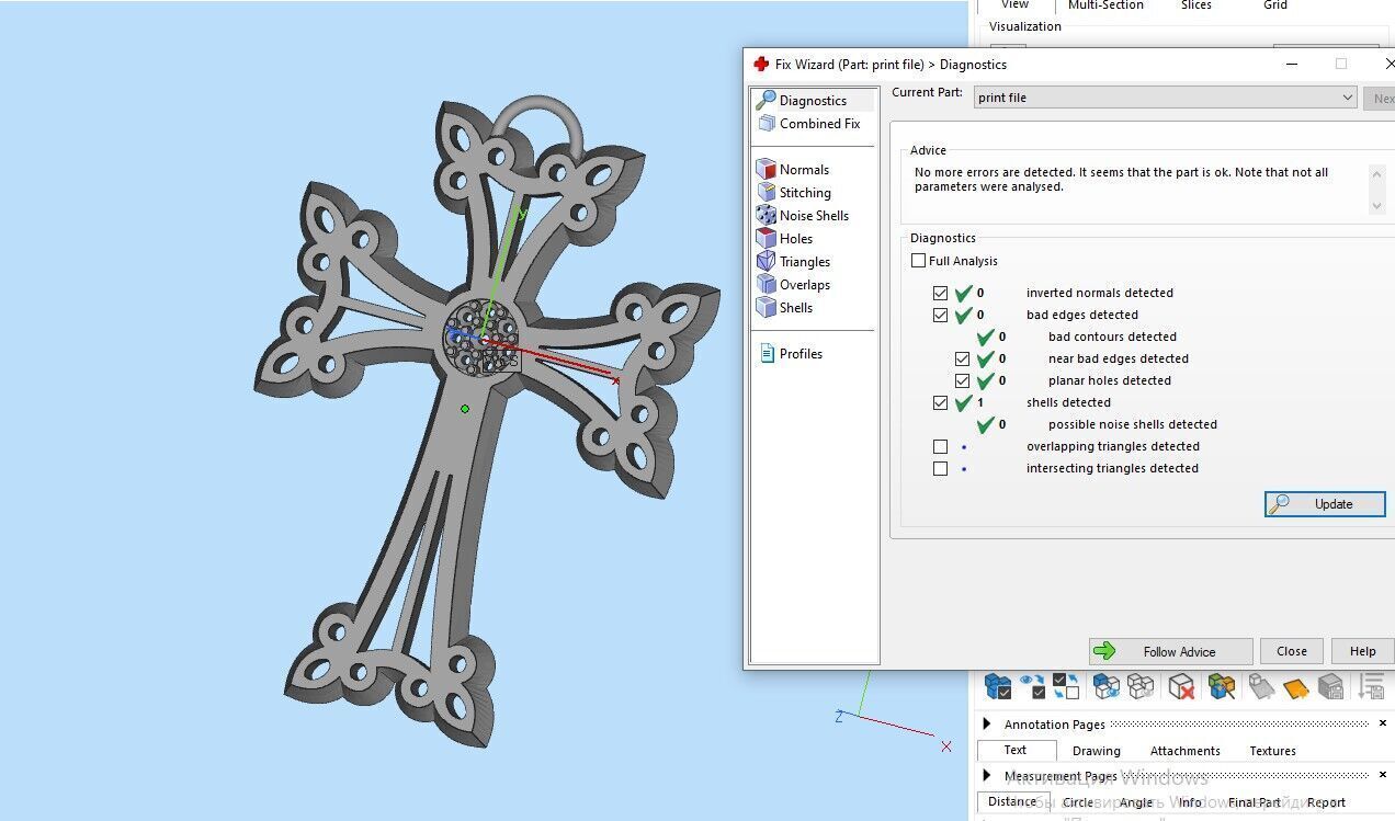 cross pendant 348 3D print model_10
