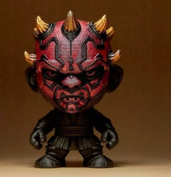 Mini DARTH MAUL Figurine 3D print model_0