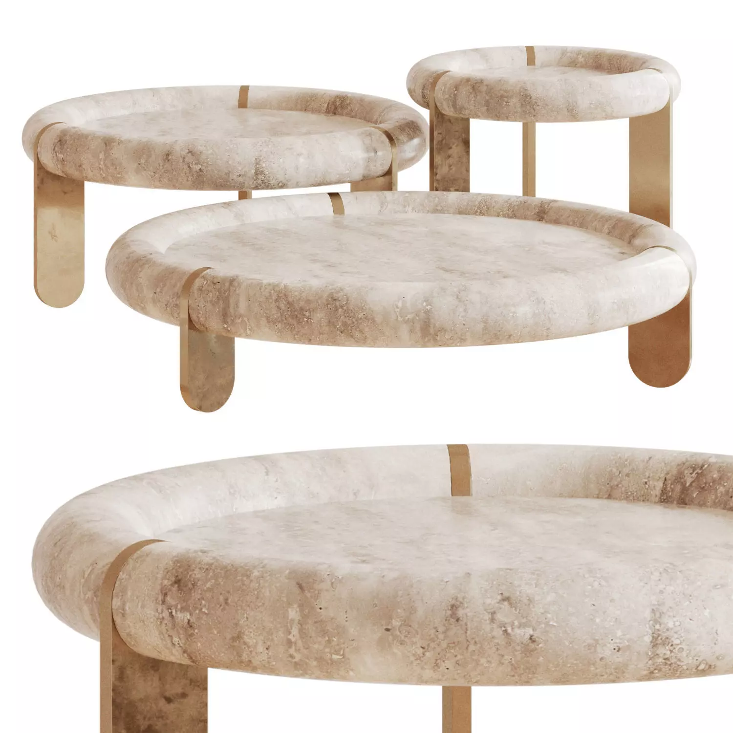 Madou Coffee table by Enne 3D model_0