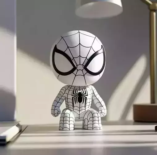 Mini Spider-Man Desk Buddy 3D print model