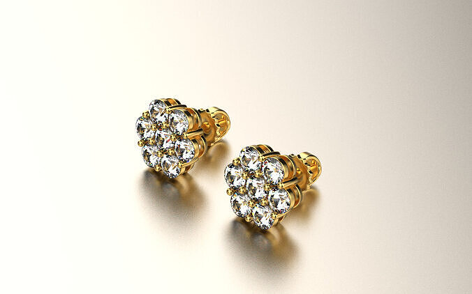 earrings 31059 3D print model