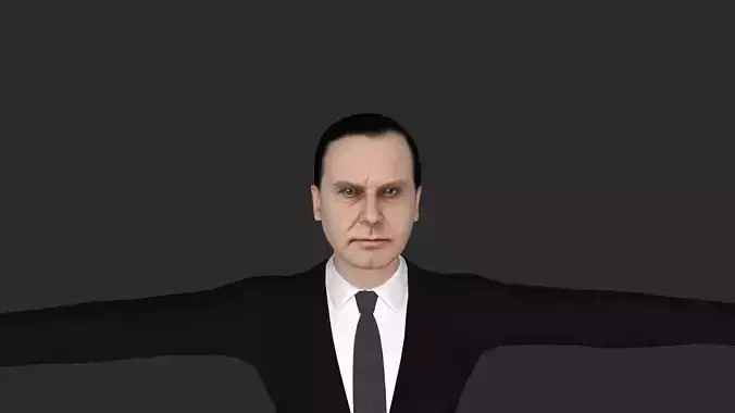 William McKinley  Hyper Realistic Full Body Rigged 3D Character