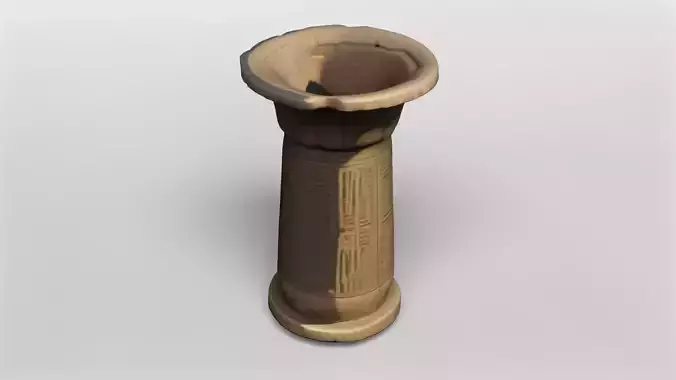 Ancient Egyptian Hieroglyphic Column