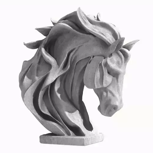 Horse Head  3D print model