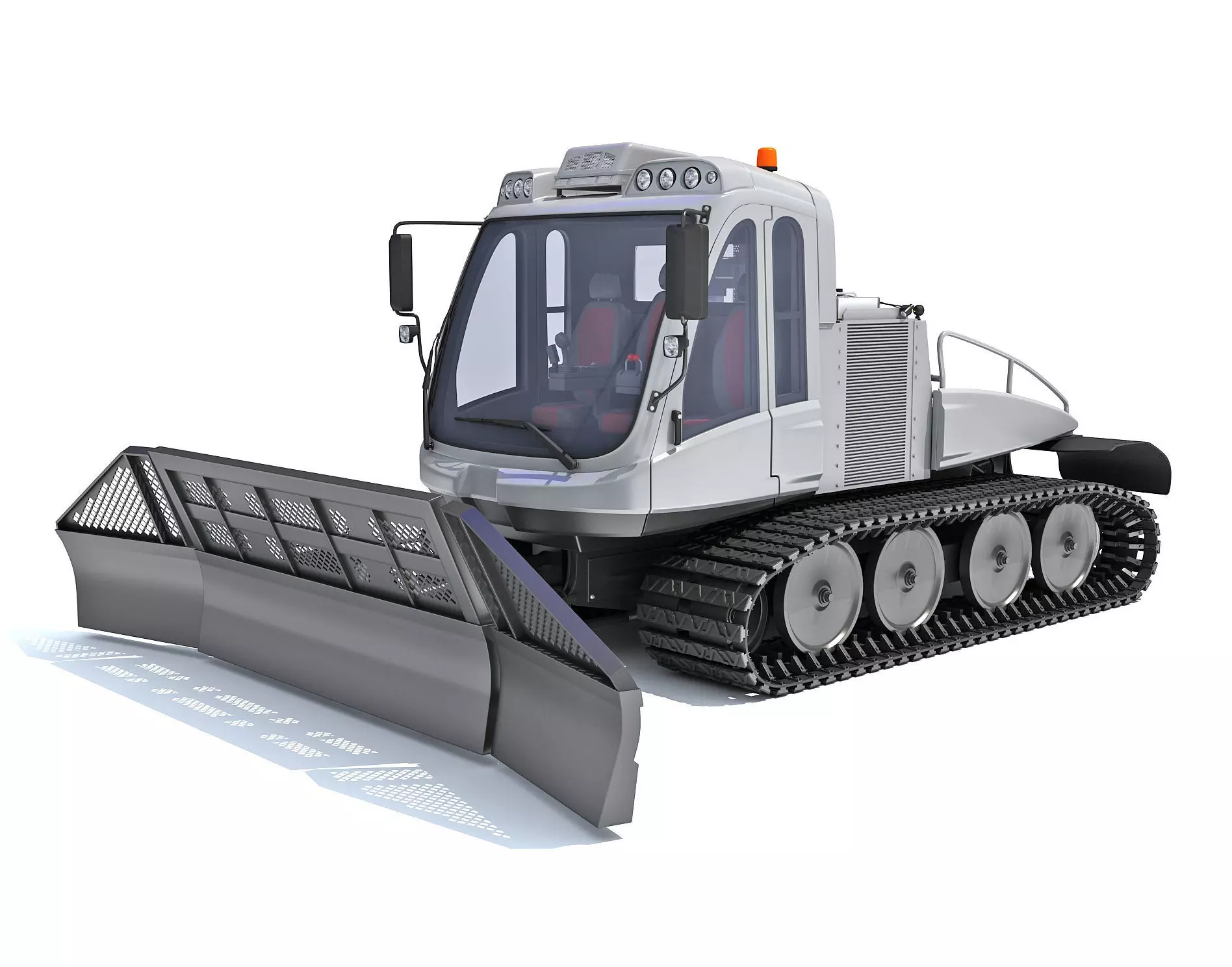 Snow Groomer Snowcat 3D model