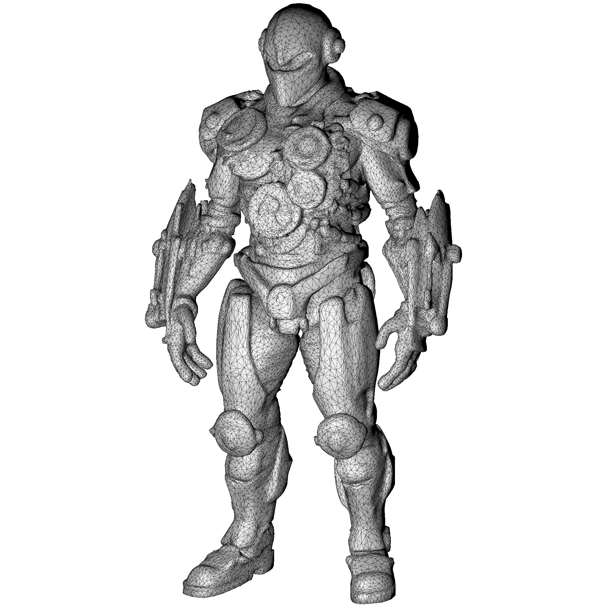 Elite Armored Warriors Collection - Premium Fantasy Fighter Pack 3D print model_13