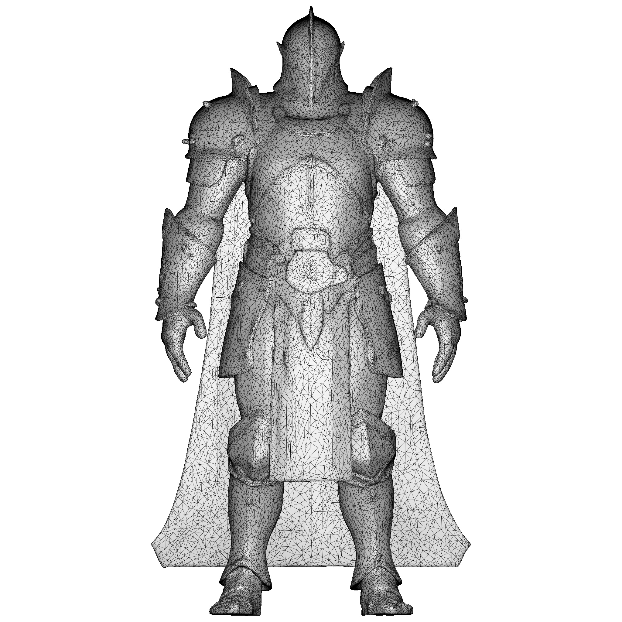 Elite Armored Warriors Collection - Premium Fantasy Fighter Pack 3D print model_17