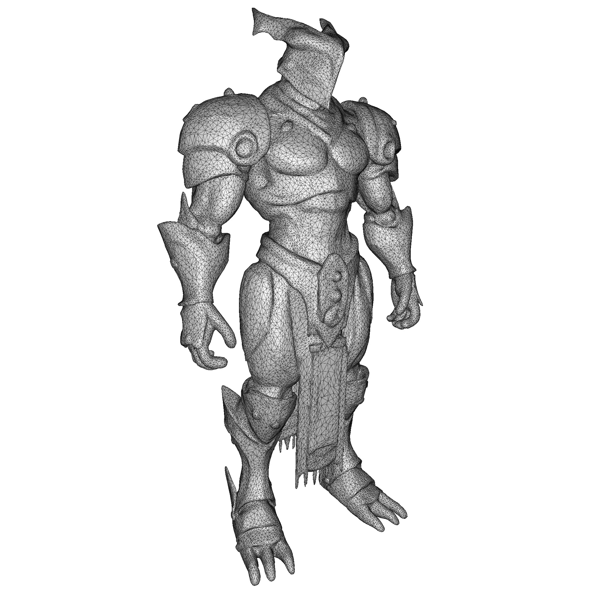 Elite Armored Warriors Collection - Premium Fantasy Fighter Pack 3D print model_33