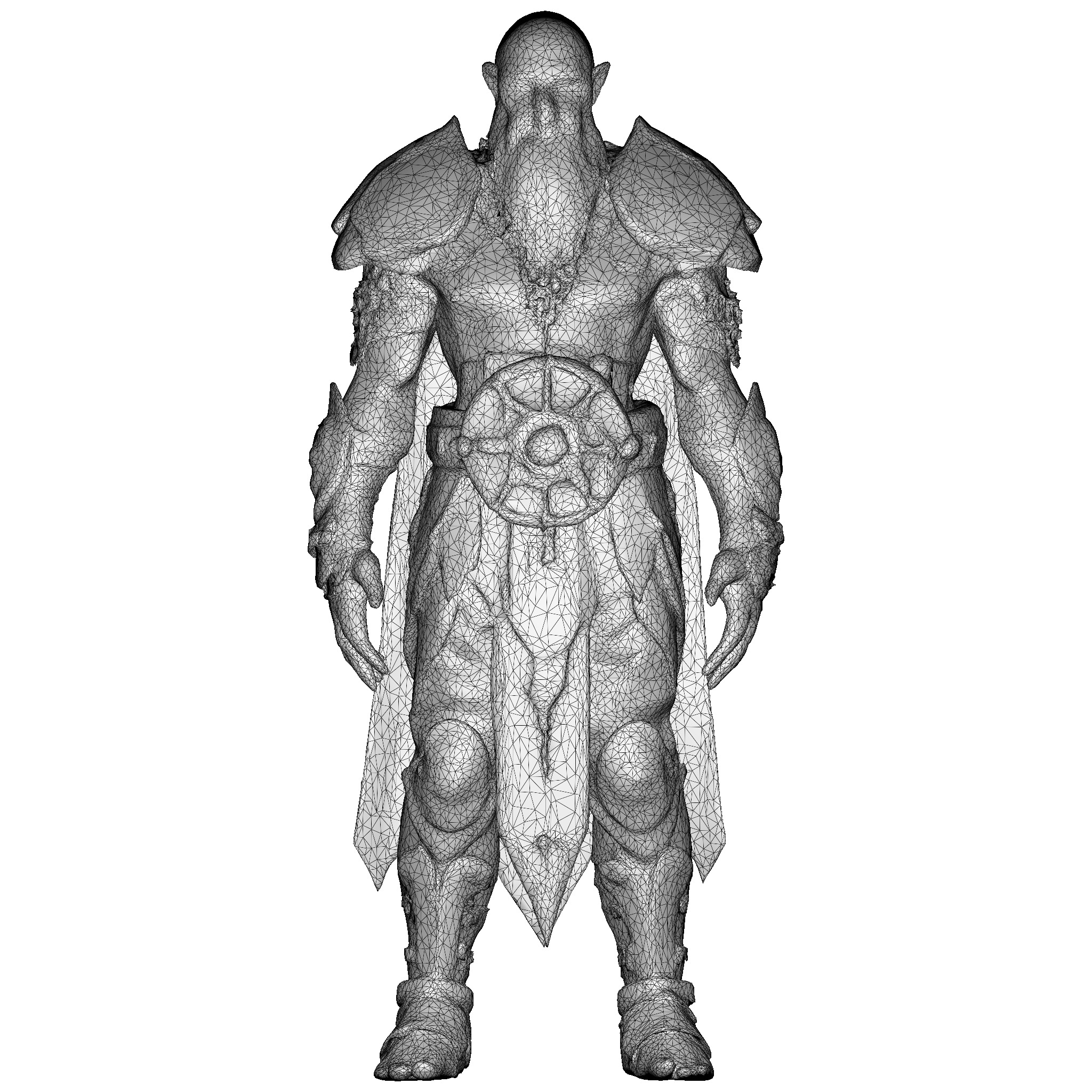 Elite Armored Warriors Collection - Premium Fantasy Fighter Pack 3D print model_29