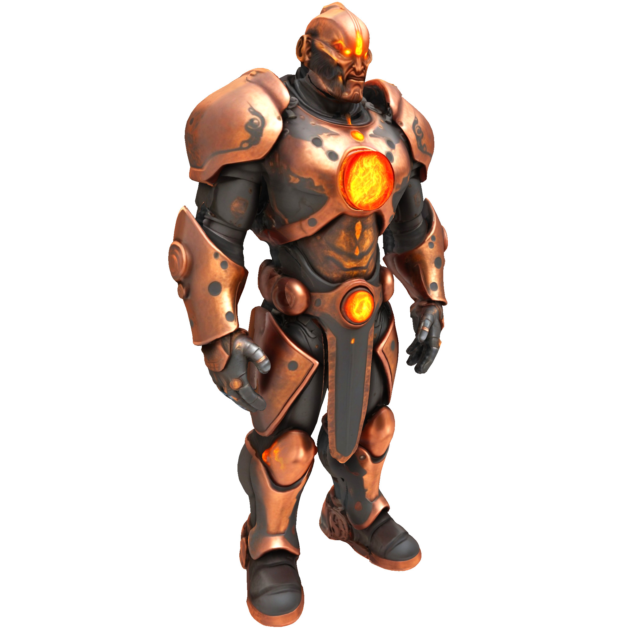 Elite Armored Warriors Collection - Premium Fantasy Fighter Pack 3D print model_2