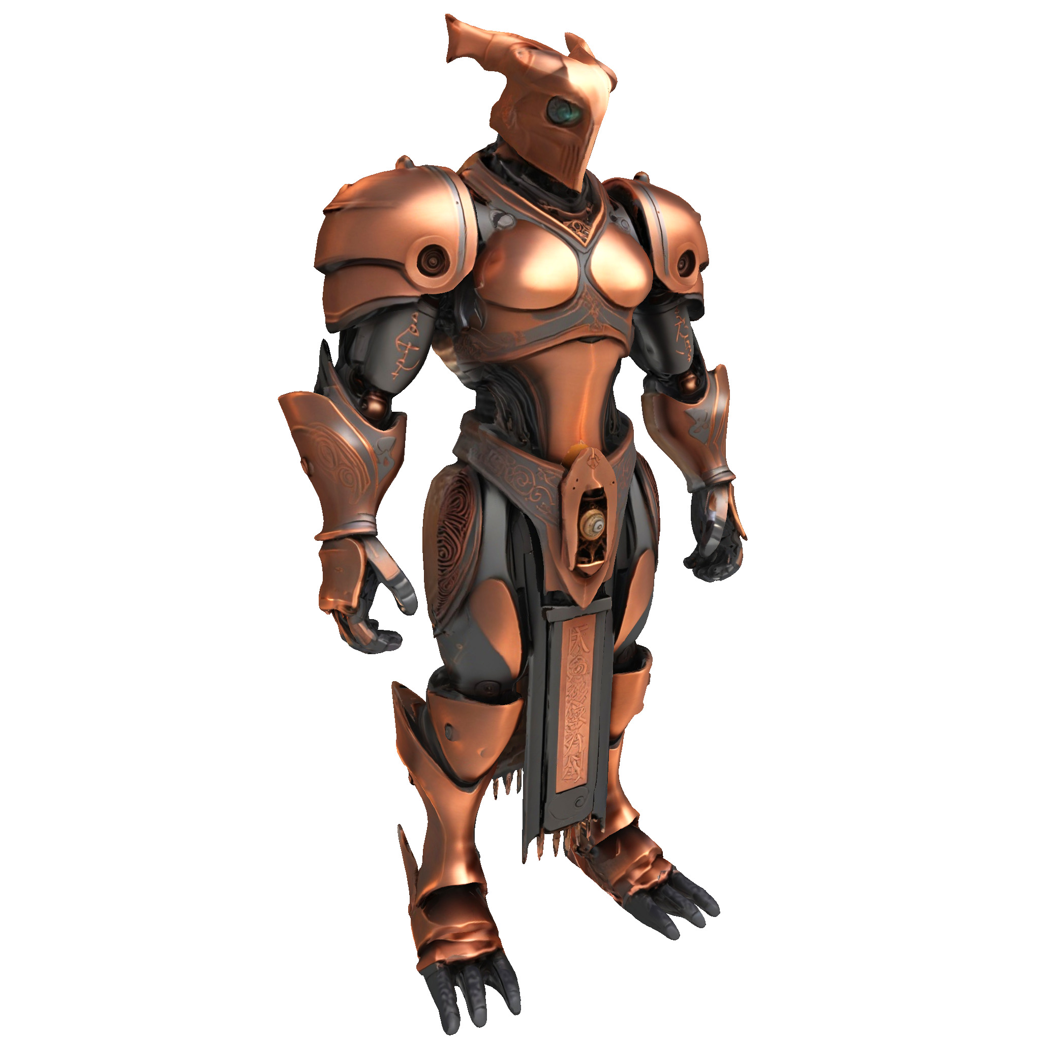 Elite Armored Warriors Collection - Premium Fantasy Fighter Pack 3D print model_32