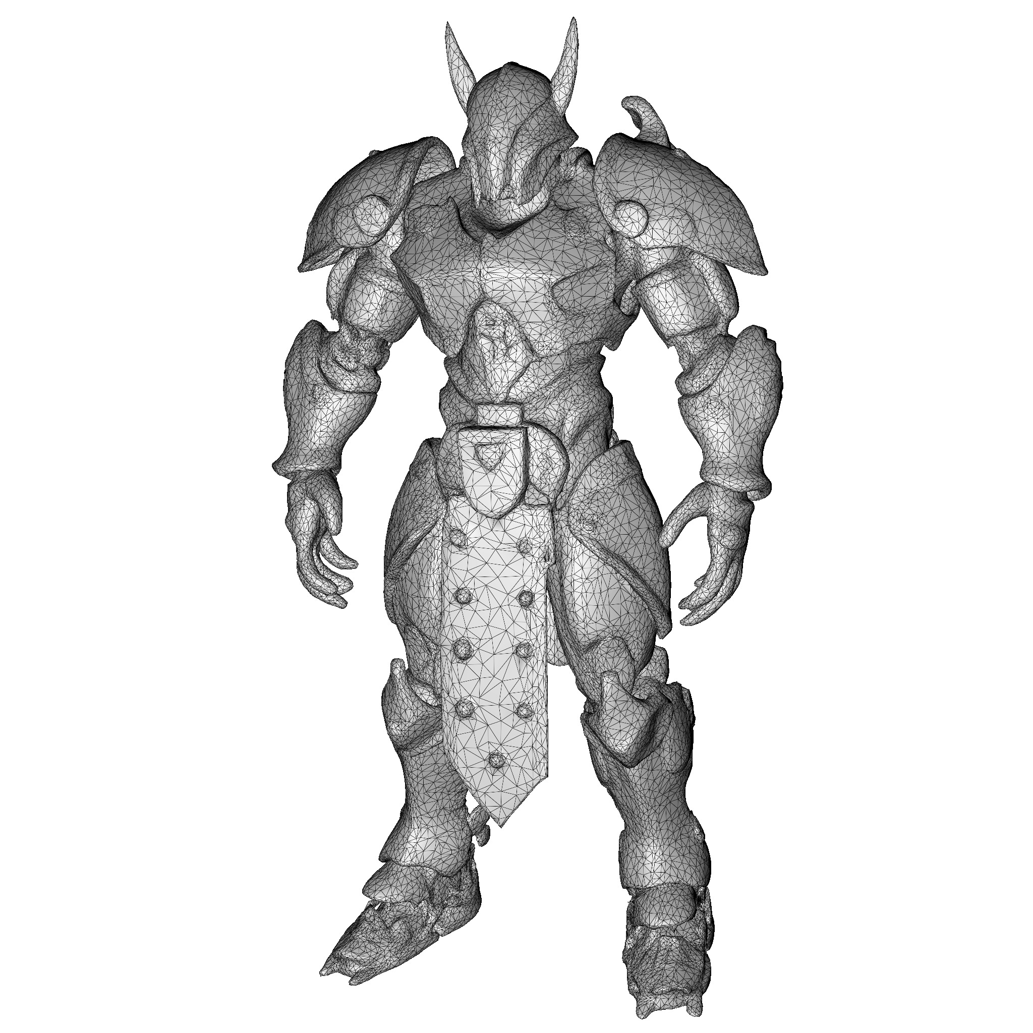 Elite Armored Warriors Collection - Premium Fantasy Fighter Pack 3D print model_9