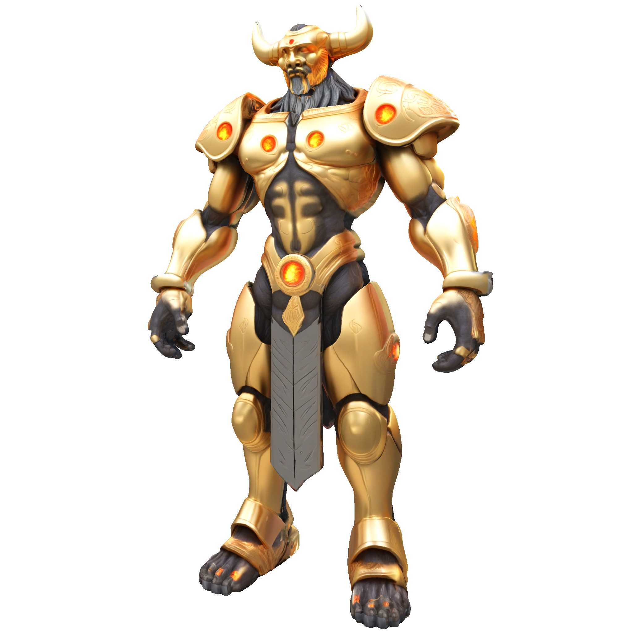 Elite Armored Warriors Collection - Premium Fantasy Fighter Pack 3D print model_30