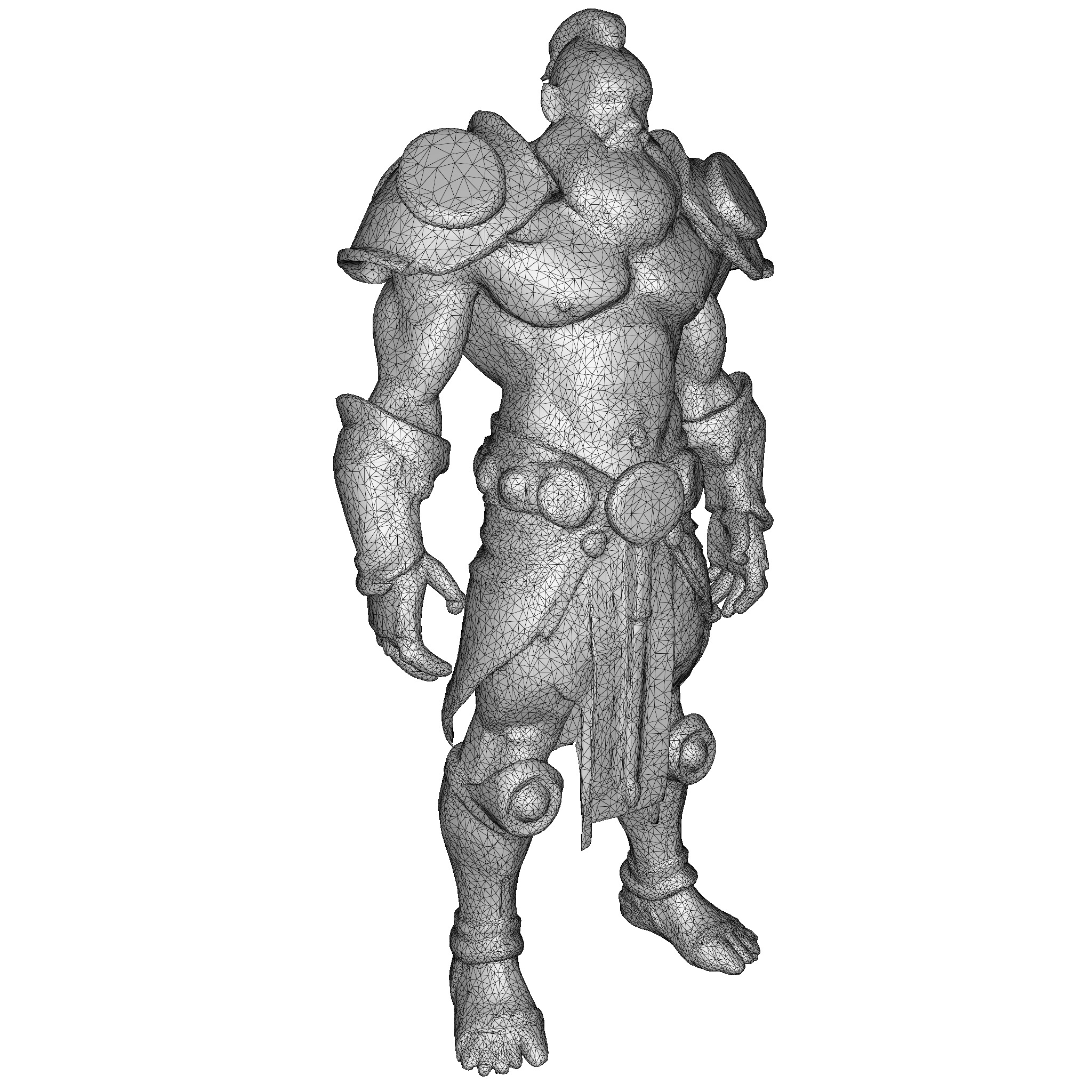 Elite Armored Warriors Collection - Premium Fantasy Fighter Pack 3D print model_21