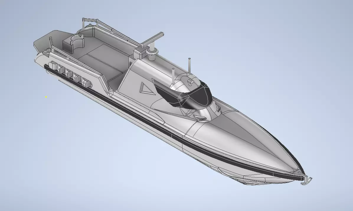 KAAN 19 Turkish coast guard 3D print model