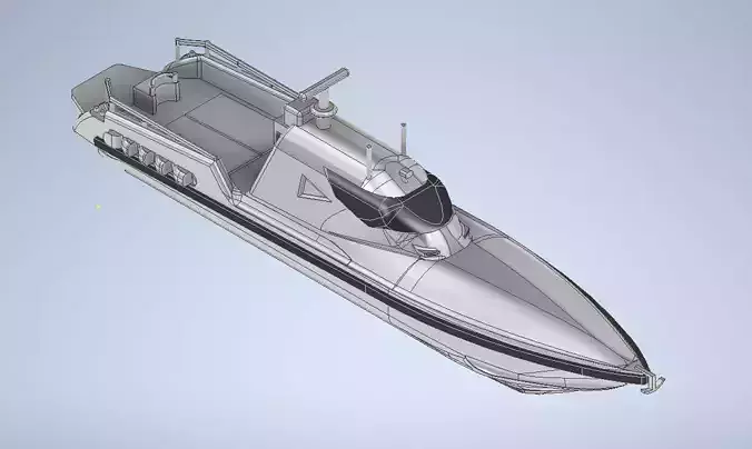 KAAN 19 Turkish coast guard 3D print model